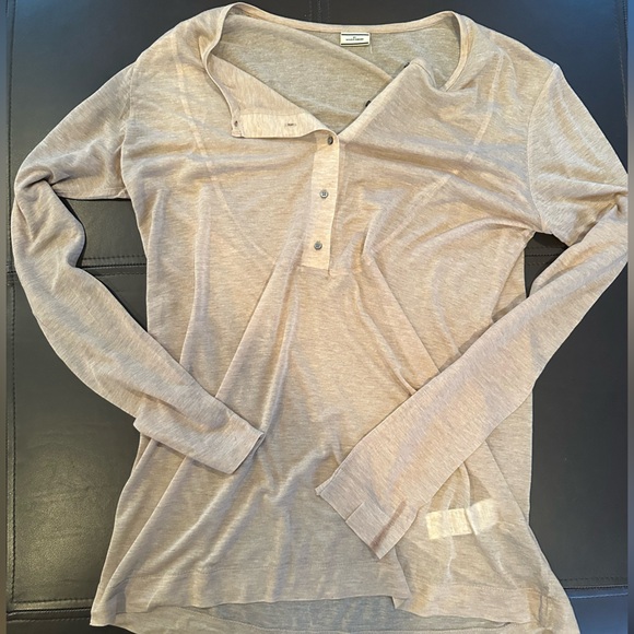 By Malene Birger Sheer Long Sleeve - size Large - Picture 1 of 3
